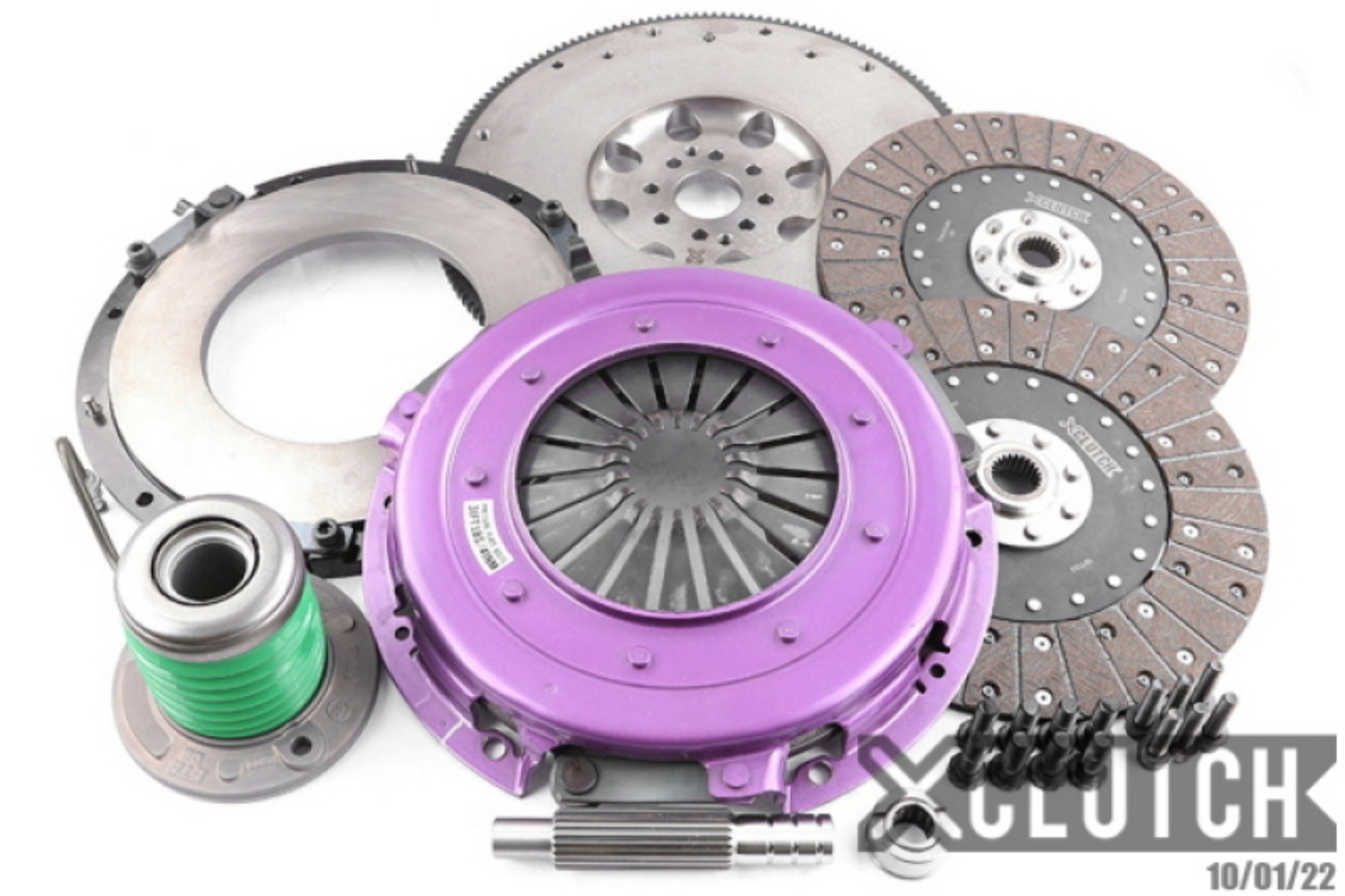Picture of XClutch 11-14 Ford Mustang GT 5-0L 10-5in Twin Solid Organic Clutch Kit