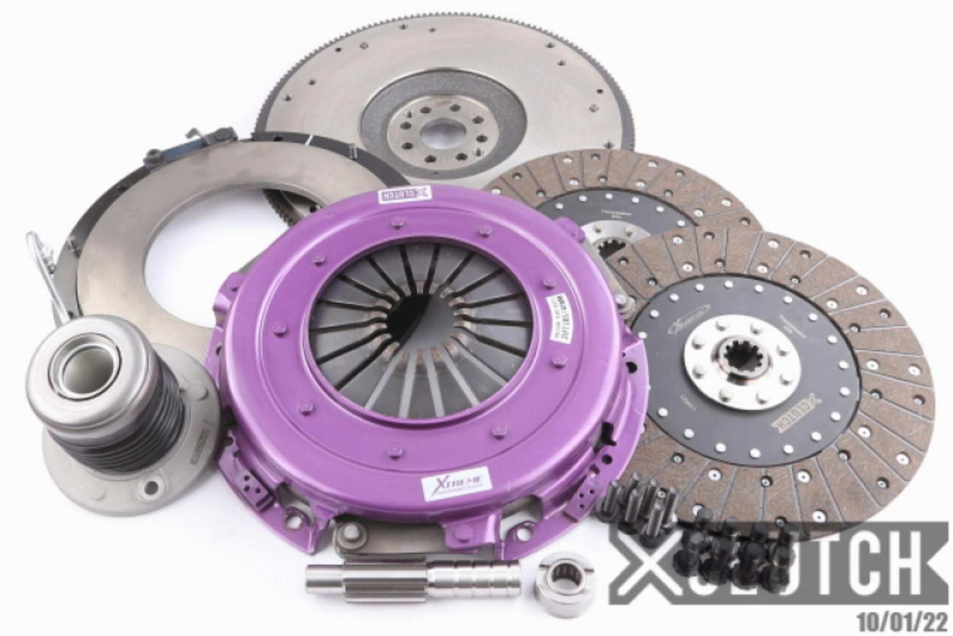 Picture of XClutch 05-10 Ford Mustang GT 4-6L 10-5in Twin Solid Organic Clutch Kit