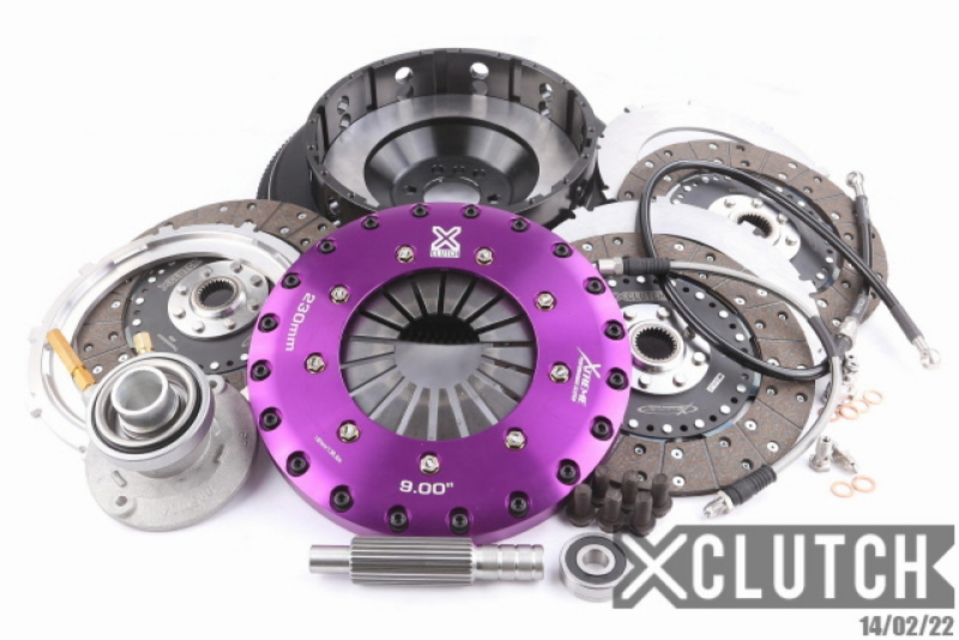 Picture of XClutch 15-17 Chevrolet SS Base 6-2L 9in Triple Solid Organic Clutch Kit