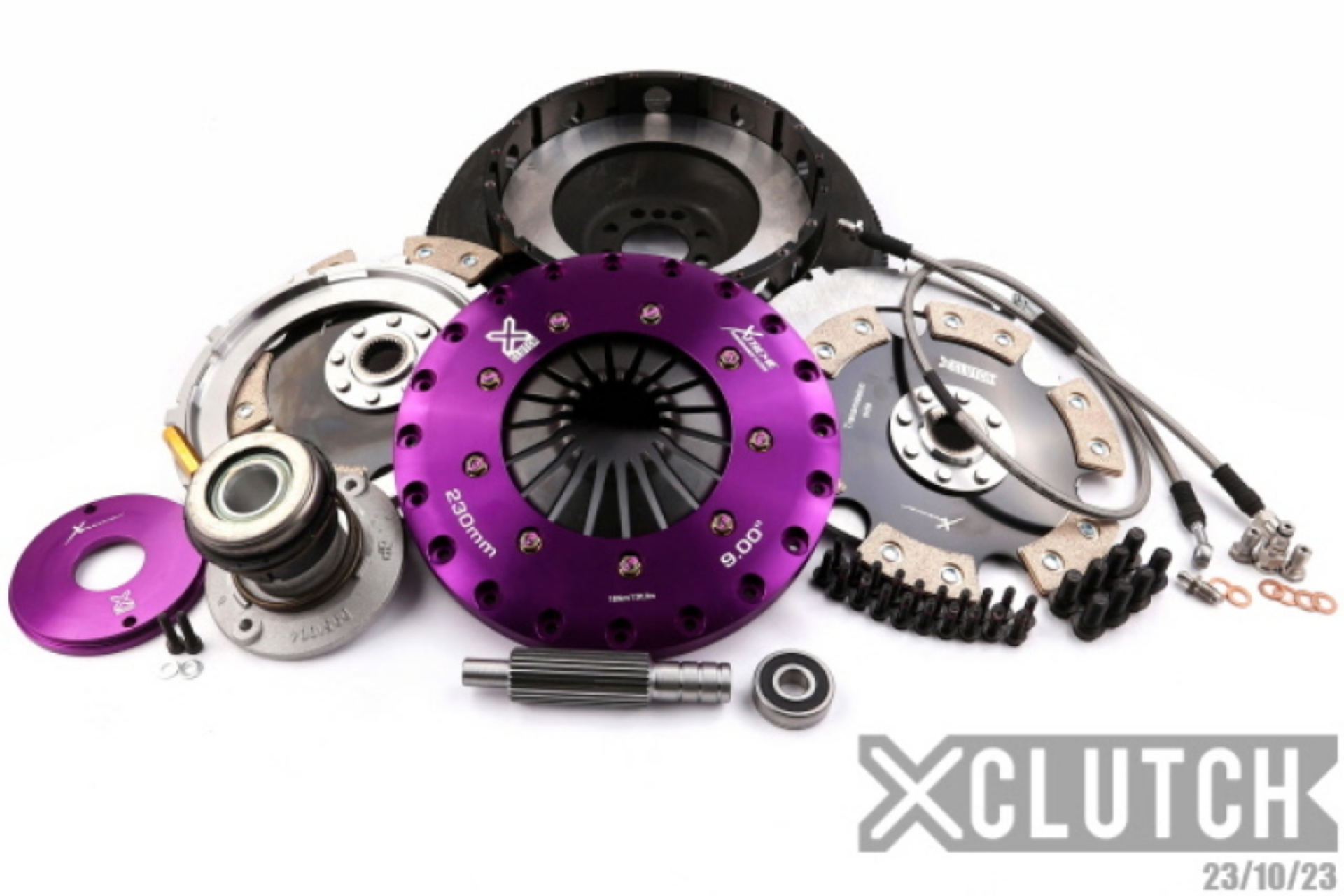 Picture of XClutch 09-15 Cadillac CTS V 6-2L 9in Twin Solid Ceramic Clutch Kit