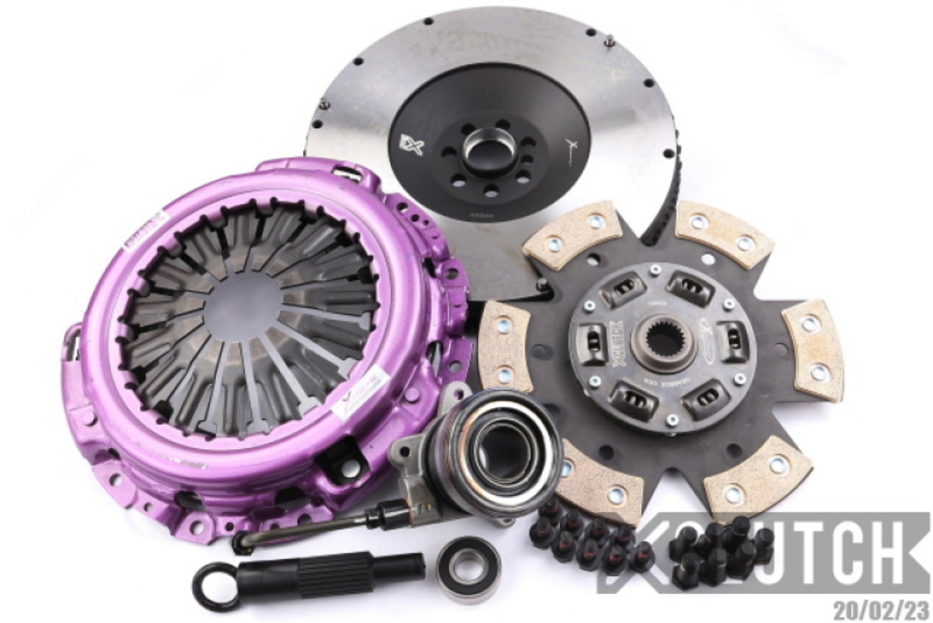 Picture of XClutch 10-14 Hyundai Genesis Coupe 2-0T Track 2-0L Stage 2 Sprung Ceramic Clutch Kit