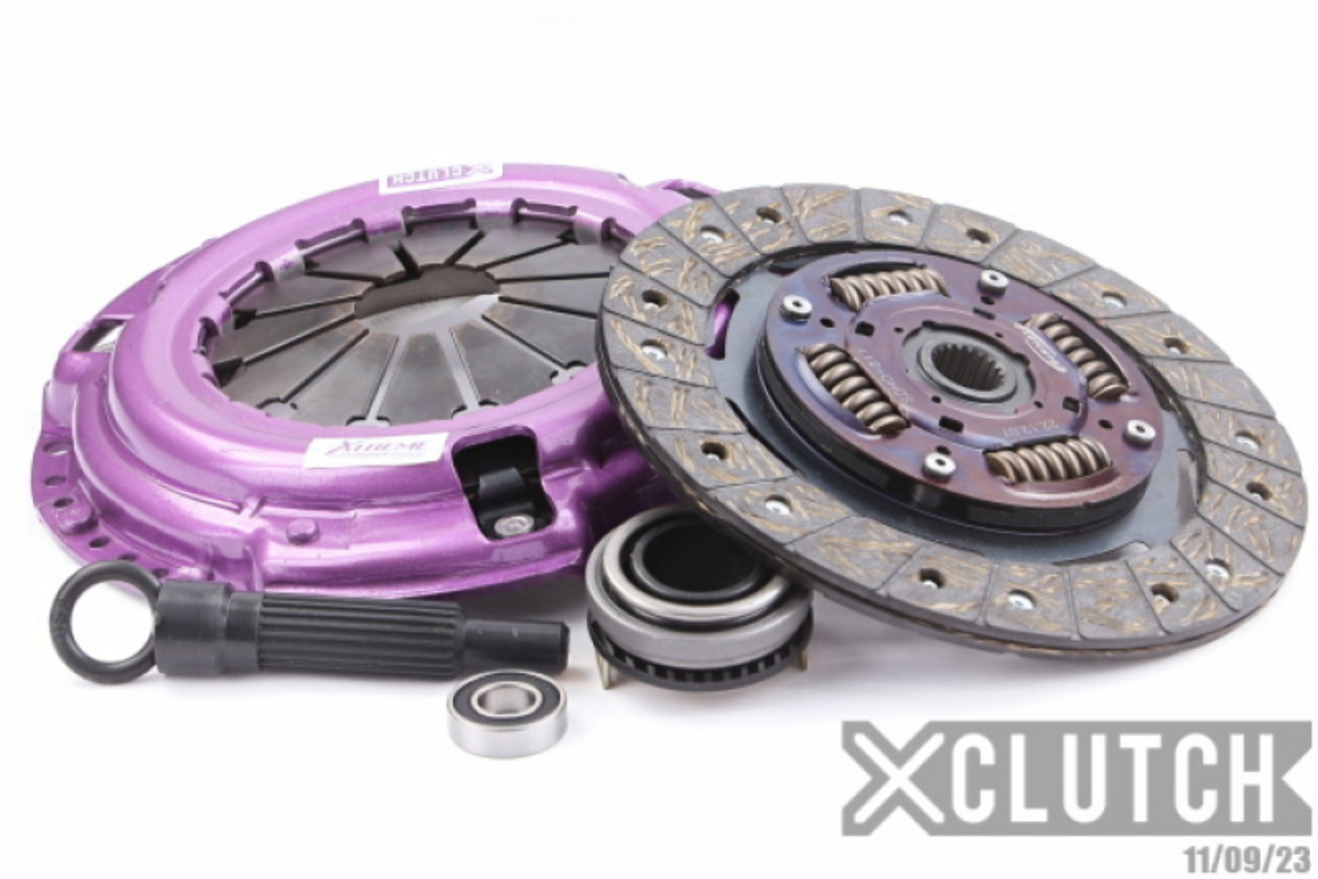Picture of XClutch 89-91 Honda Civic Si 1-6L Stage 1 Sprung Organic Clutch Kit