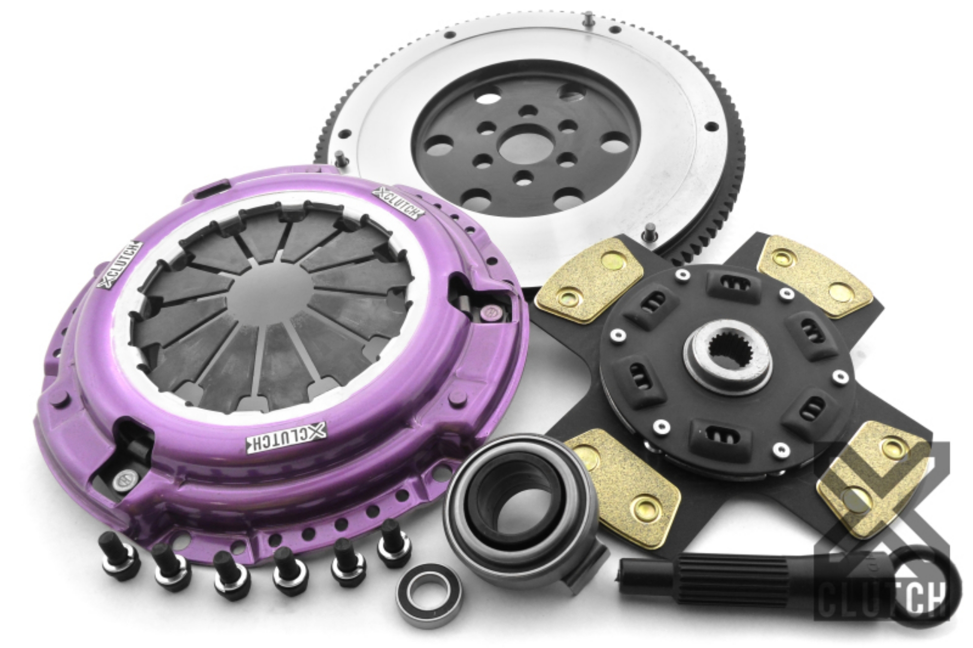 Picture of XClutch 07-08 Honda Fit Base 1-5L Stage 2 Sprung Ceramic Clutch Kit