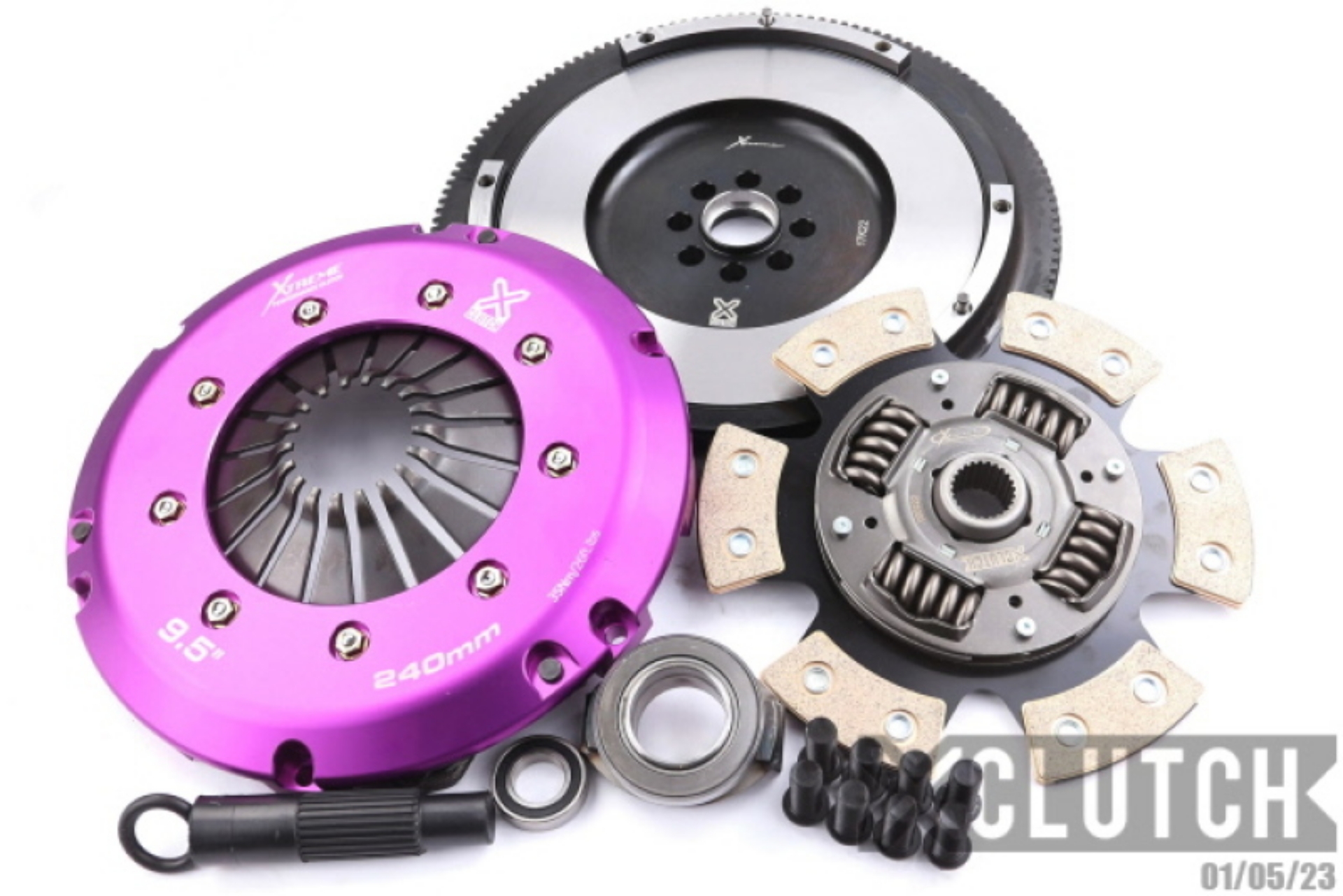 Picture of XClutch 17-21 Honda Civic Type R 2-0L Stage 2R Extra HD Sprung Ceramic Clutch Kit