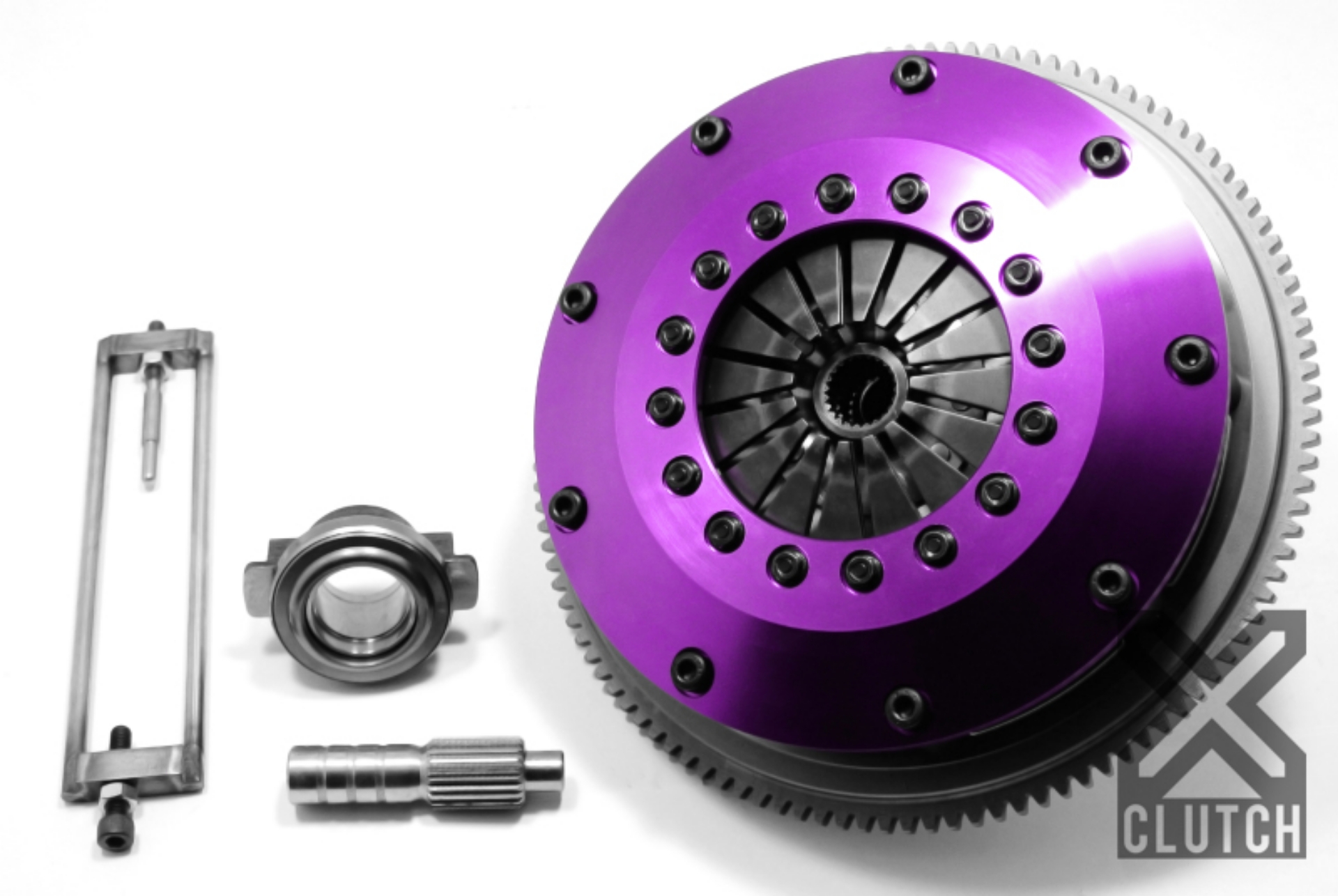 Picture of XClutch 07-17 Mitsubishi Lancer EVO X 2-0L 8in Twin Solid Ceramic Clutch Kit