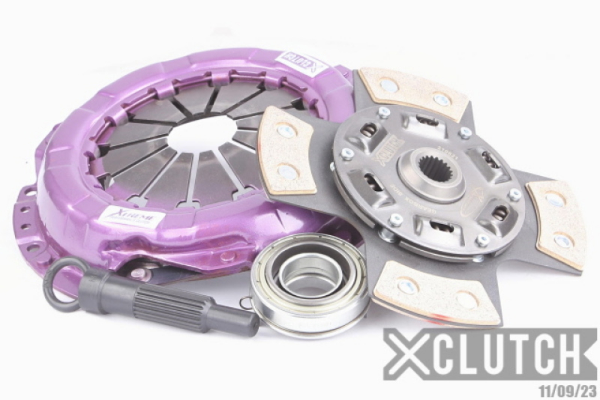 Picture of XClutch 93-95 Hyundai Scoupe Turbo 1-5L Stage 2 Sprung Ceramic Clutch Kit