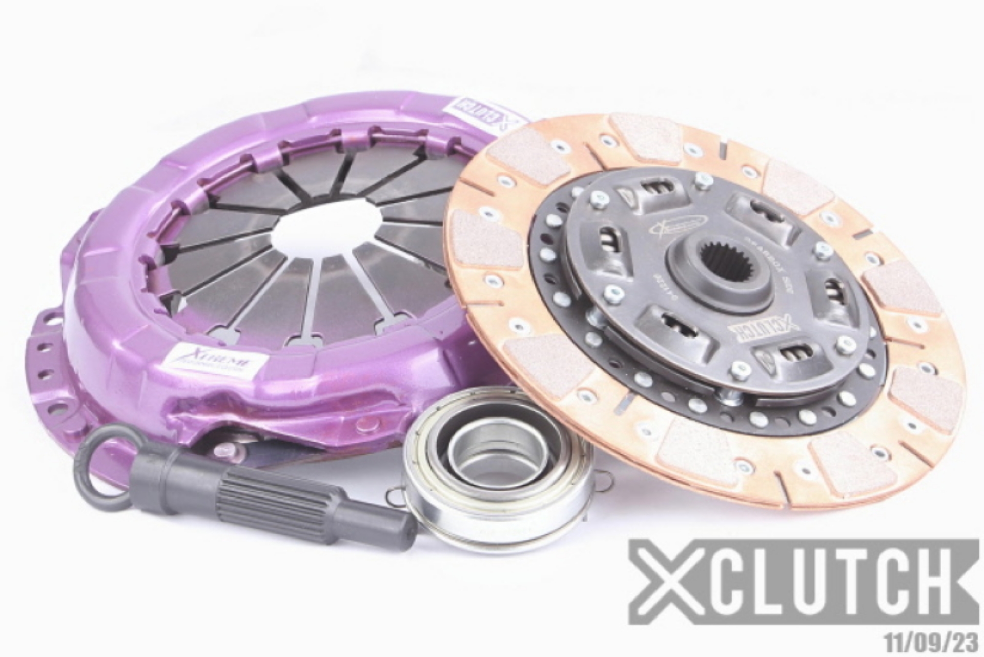 Picture of XClutch 93-95 Hyundai Scoupe Turbo 1-5L Stage 2 Cushioned Ceramic Clutch Kit