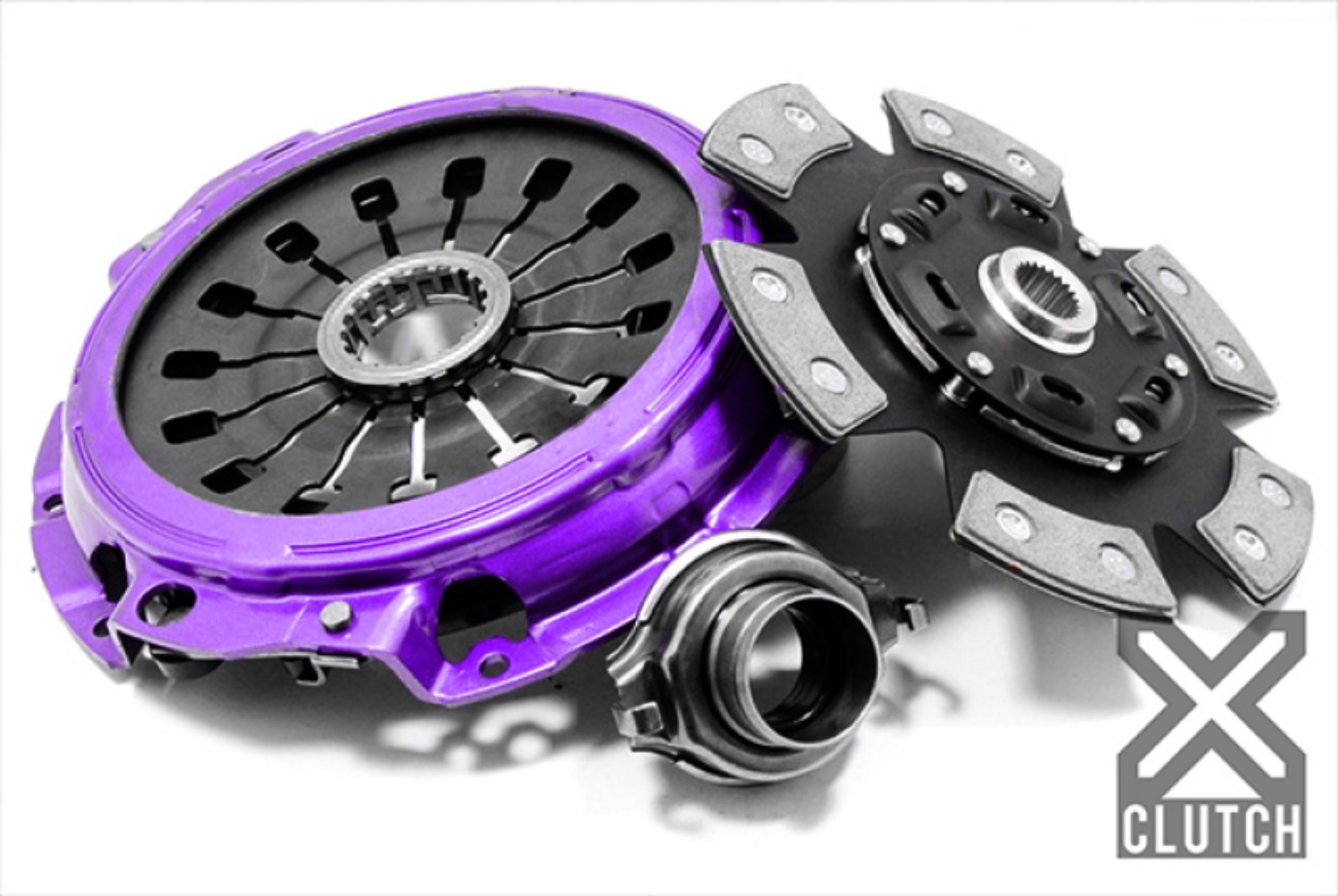 Picture of XClutch 01-04 Mitsubishi Eclipse Spyder GT 3-0L Stage 2R Extra HD Sprung Ceramic Clutch Kit
