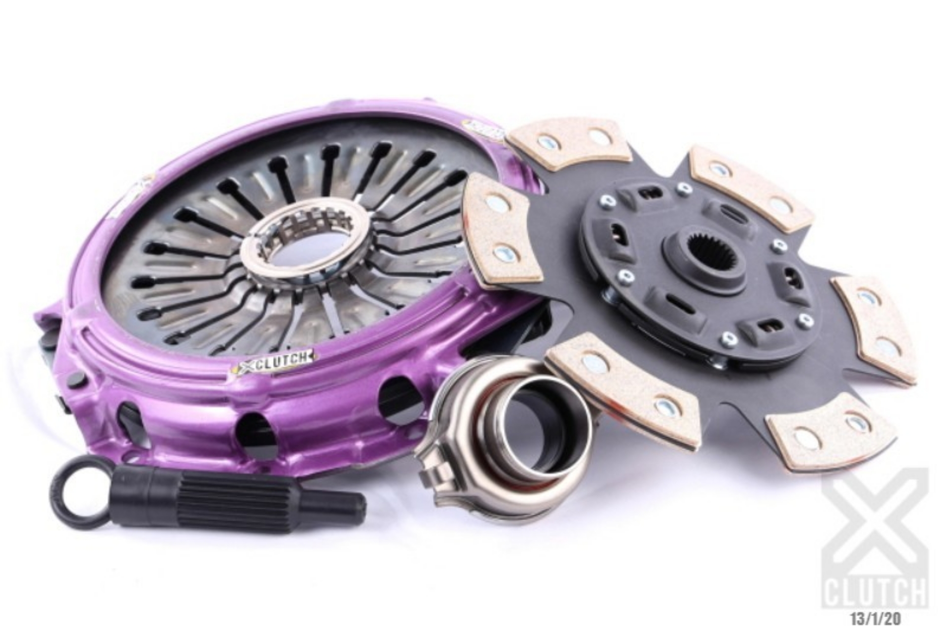 Picture of XClutch 07-17 Mitsubishi Lancer EVO X 2-0L Stage 2R Extra HD Sprung Ceramic Clutch Kit