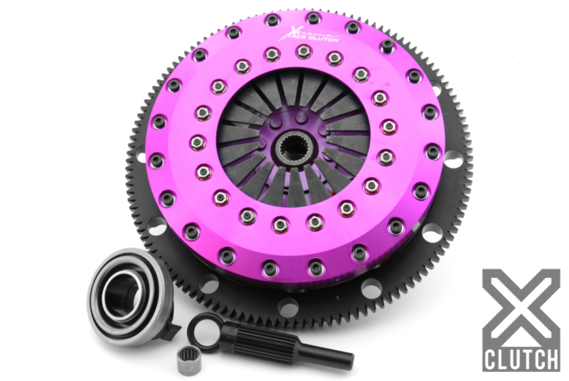 Picture of XClutch 87-91 Mazda RX-7 Turbo 1-3L 9in Twin Solid Ceramic Clutch Kit