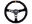 Picture of PRP Deep Dish Suede Steering Wheel- Orange