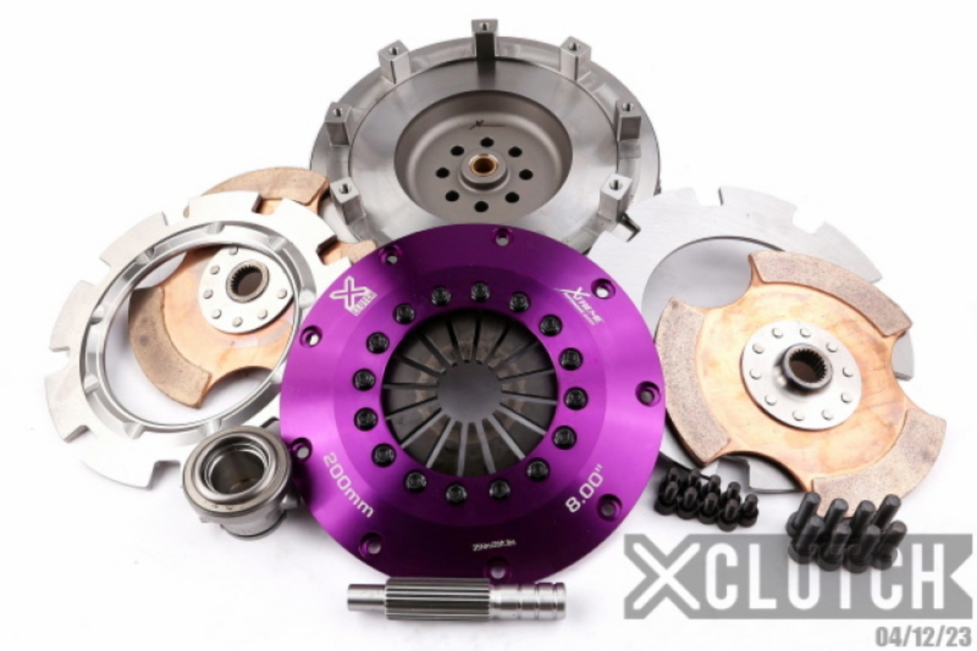 Picture of XClutch 99-02 Nissan Silvia S15 2-0L 8in Twin Solid Ceramic Clutch Kit