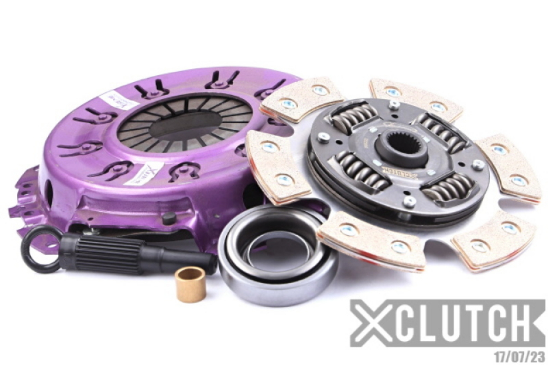 Picture of XClutch 88-90 Nissan 180SX S13 1-8L Stage 2 Sprung Ceramic Clutch Kit