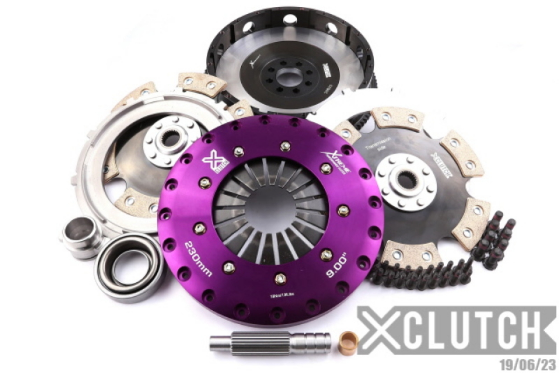 Picture of XClutch 91-98 Nissan 180SX S13 2-0L 9in Twin Solid Ceramic Clutch Kit