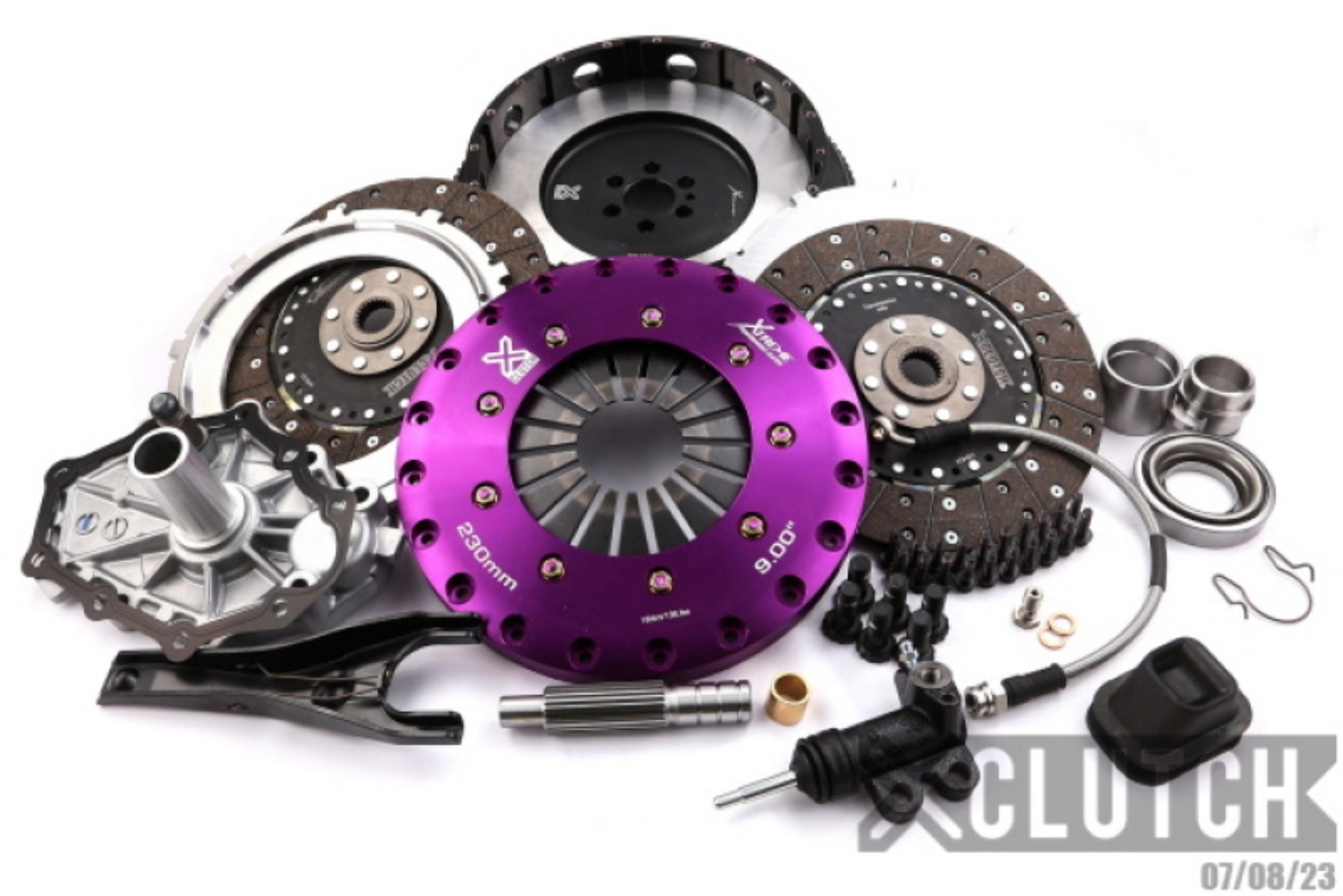 Picture of XClutch 93-98 Nissan Skyline GT-R 2-6L R33 9in Twin Solid Organic Clutch Kit