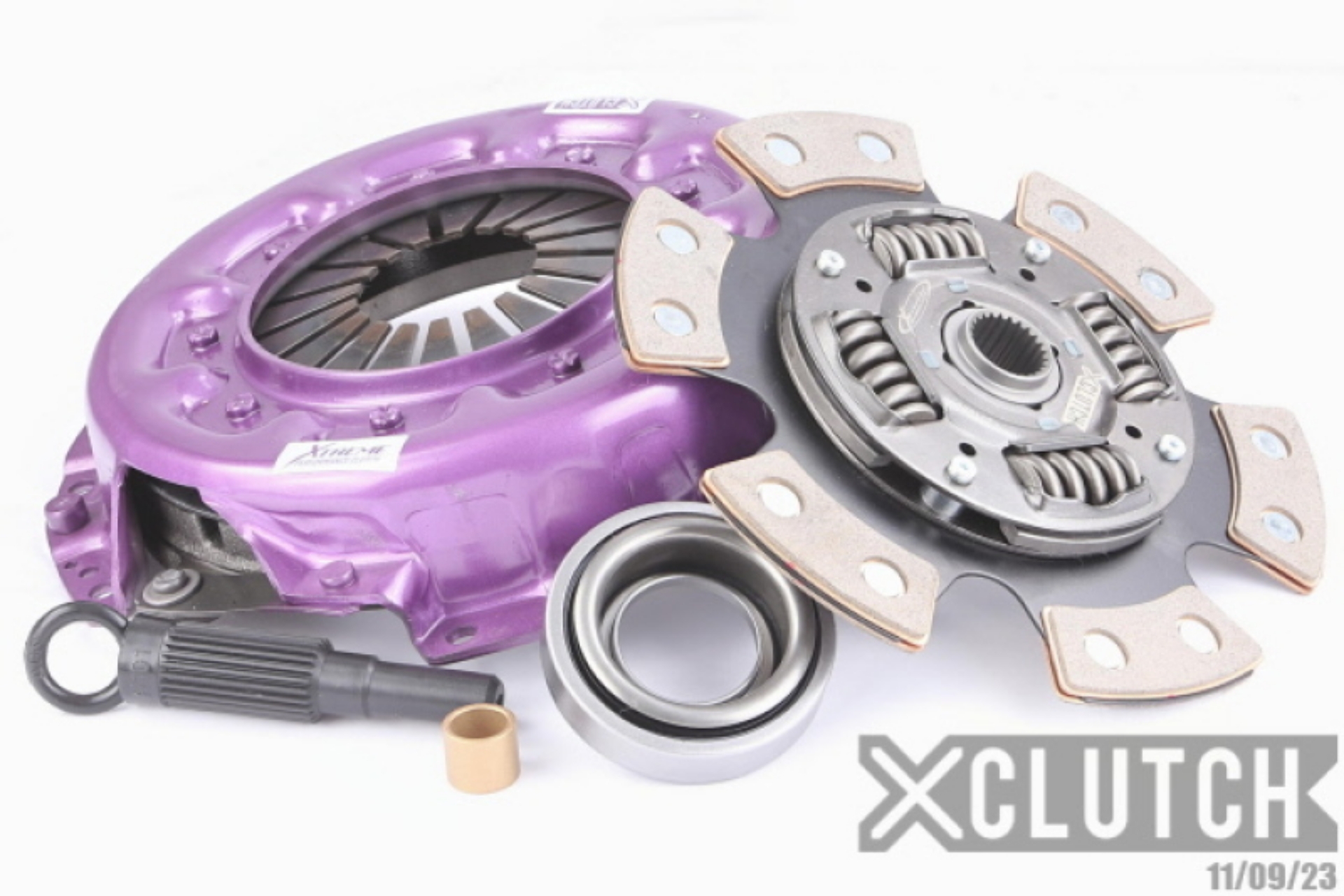 Picture of XClutch 87-88 Nissan 200SX SE 3-0L Stage 2R Extra HD Sprung Ceramic Clutch Kit