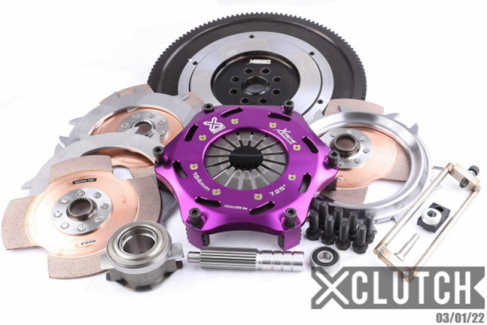 Picture of XClutch 15-21 Subaru WRX STi Base 2-5L 7-25in Triple Solid Ceramic Clutch Kit