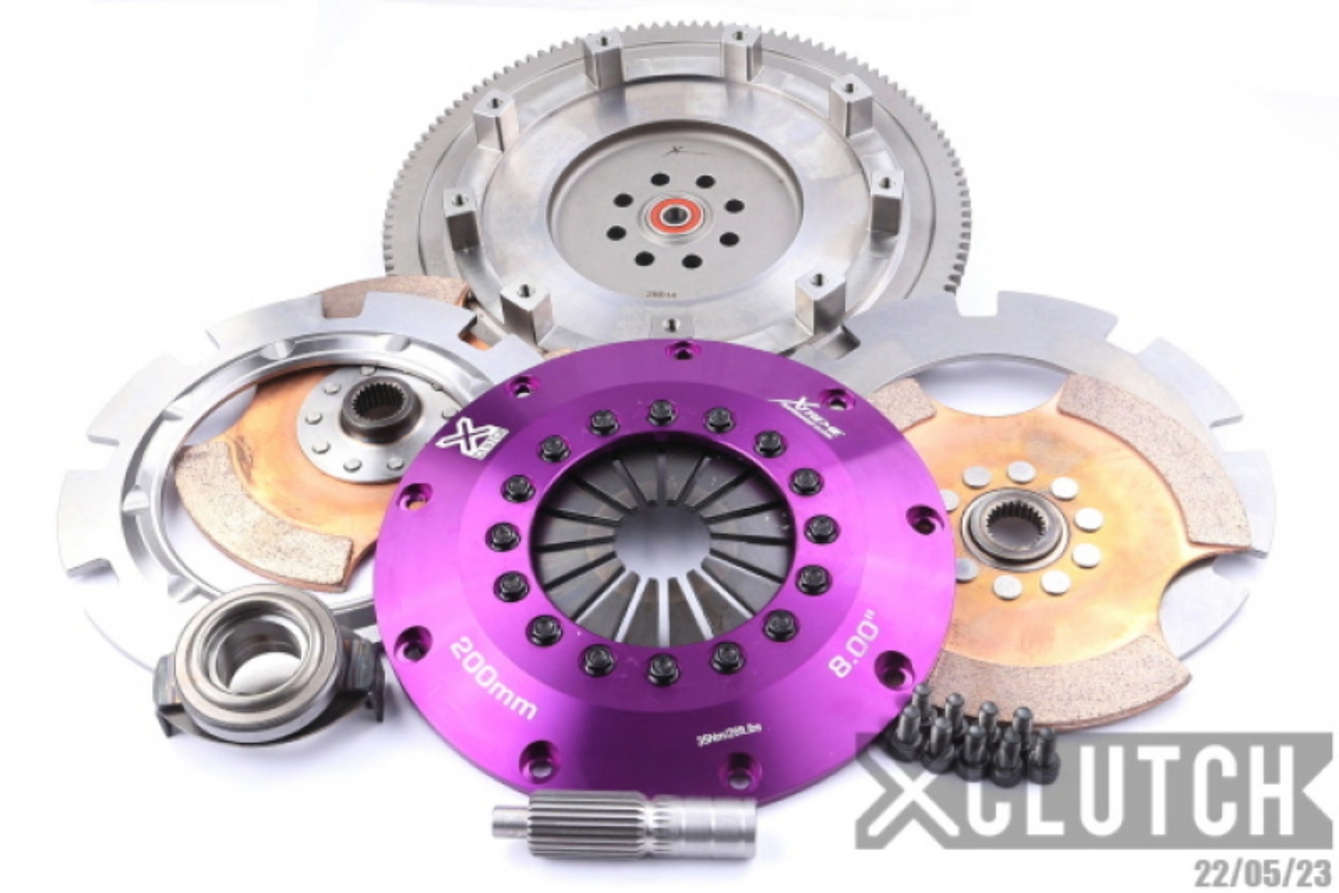Picture of XClutch 15-17 Subaru WRX Base 2-0L 8in Twin Solid Ceramic Clutch Kit