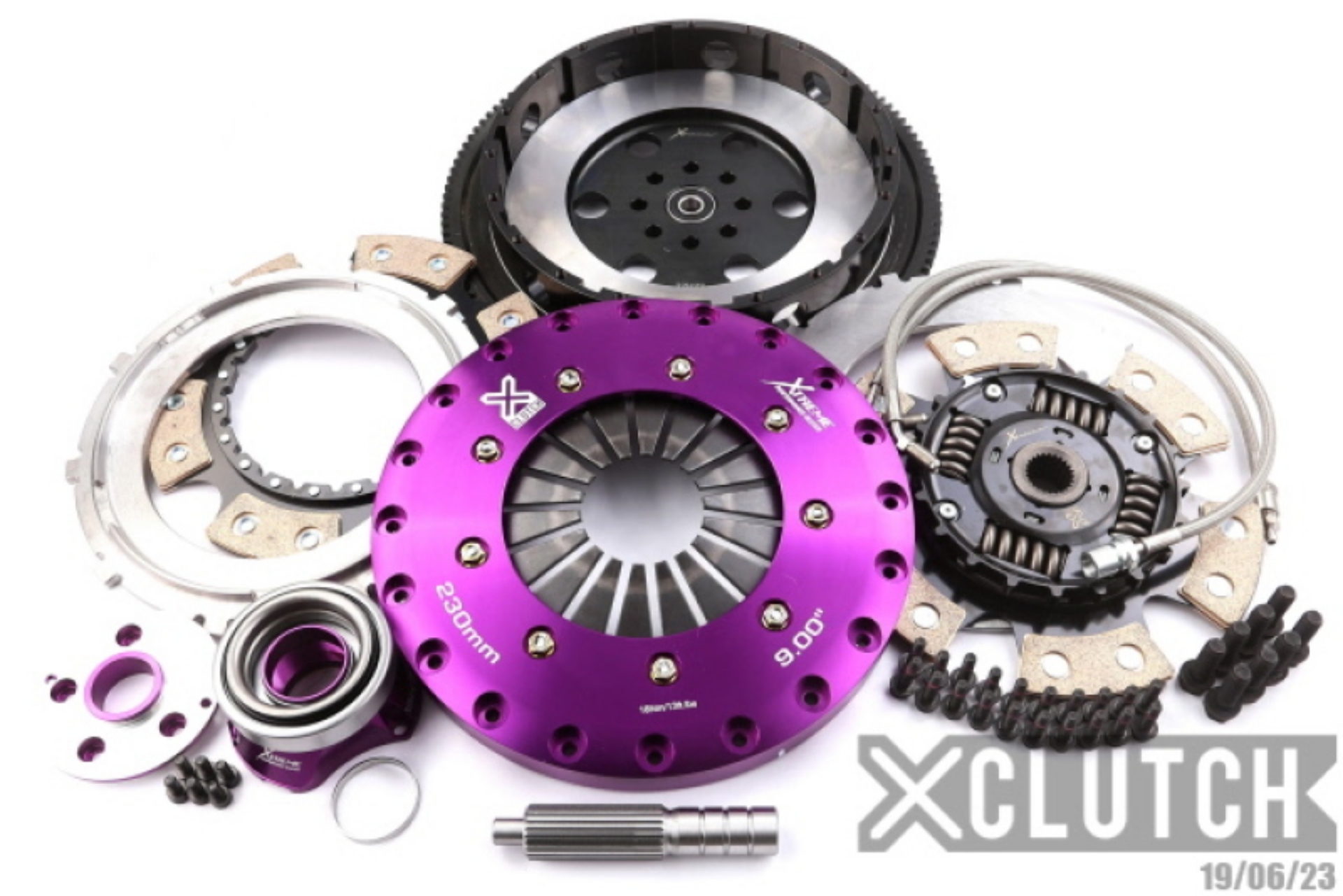 Picture of XClutch 15-21 Subaru WRX STi Base 2-5L 9in Twin Sprung Ceramic Clutch Kit