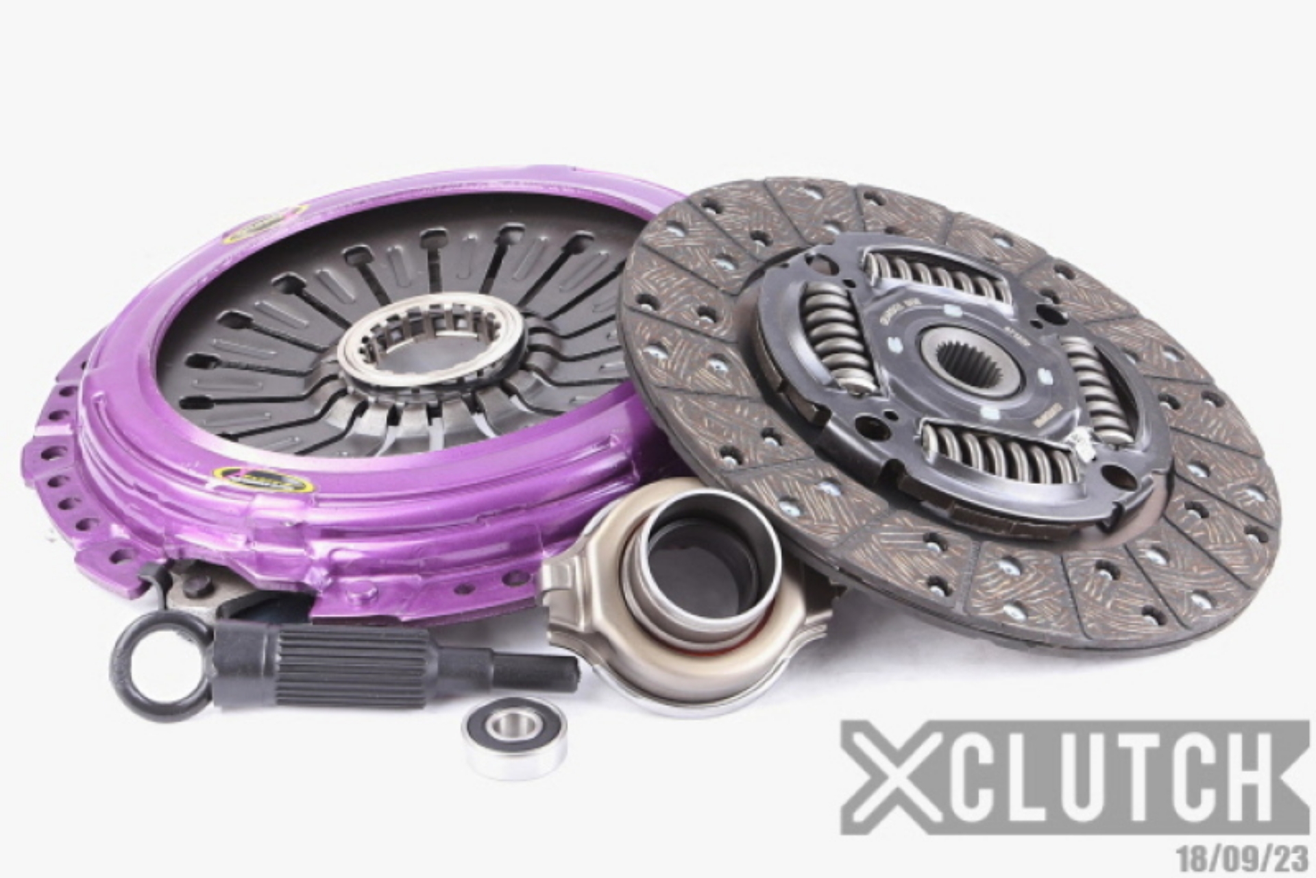Picture of XClutch 01-03 Subaru Outback H6 3-0L Stage 1 Sprung Organic Clutch Kit