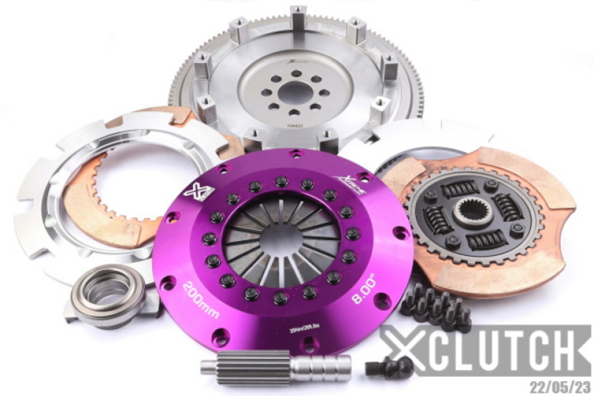 Picture of XClutch 88-93 Toyota Celica GTS All Trac 2-0L 8in Twin Solid Ceramic Clutch Kit