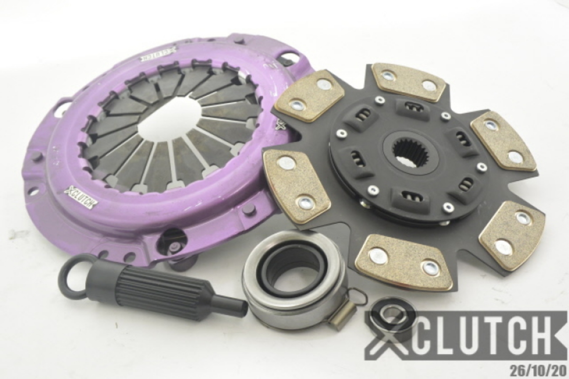 Picture of XClutch 88-89 Toyota MR2 Super Charged 1-6L Stage 2 Sprung Ceramic Clutch Kit