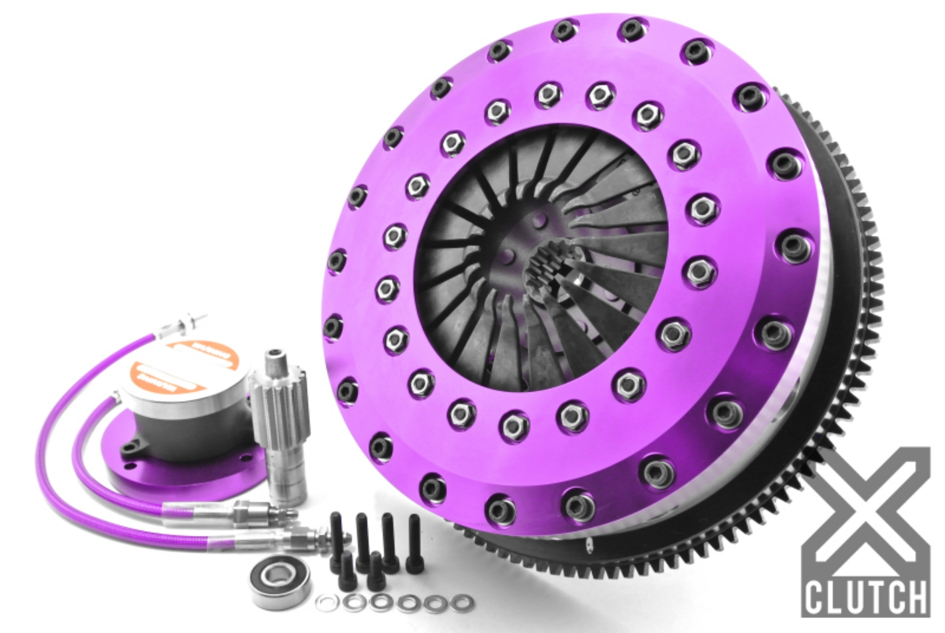 Picture of XClutch 93-95 Toyota Supra Twin Turbo 3-0L 9in Twin Solid Organic Clutch Kit