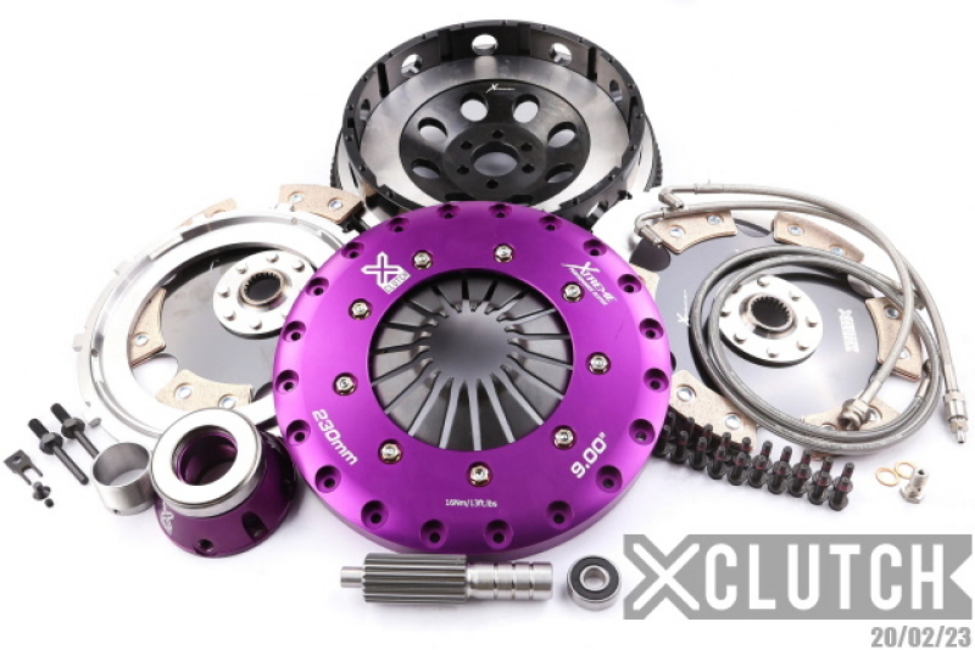 Picture of XClutch 86-92 Toyota Supra Base 3-0L 9in Twin Solid Ceramic Clutch Kit