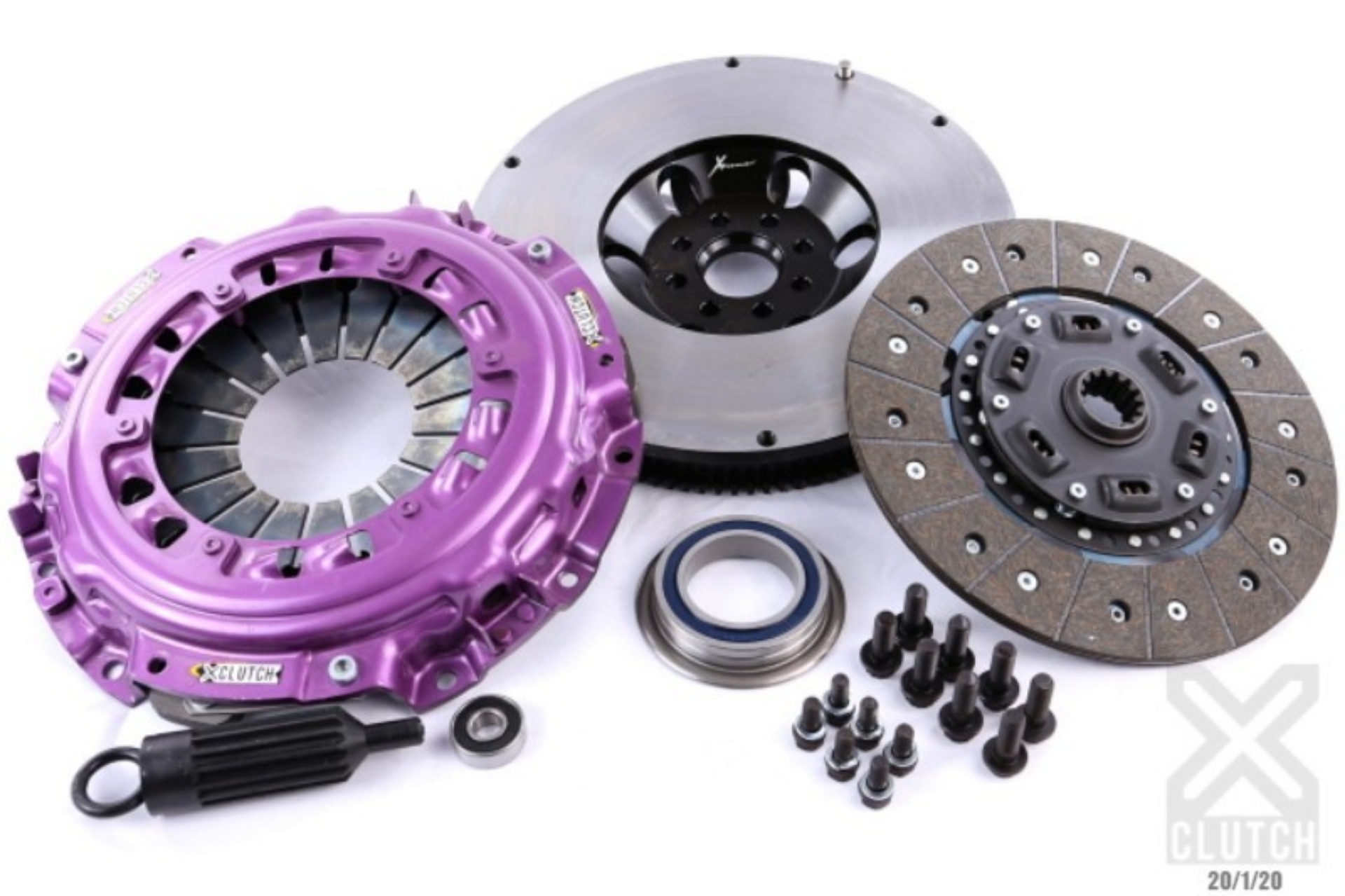 Picture of XClutch 93-95 Toyota Supra Twin Turbo 3-0L Stage 1 Sprung Organic Clutch Kit
