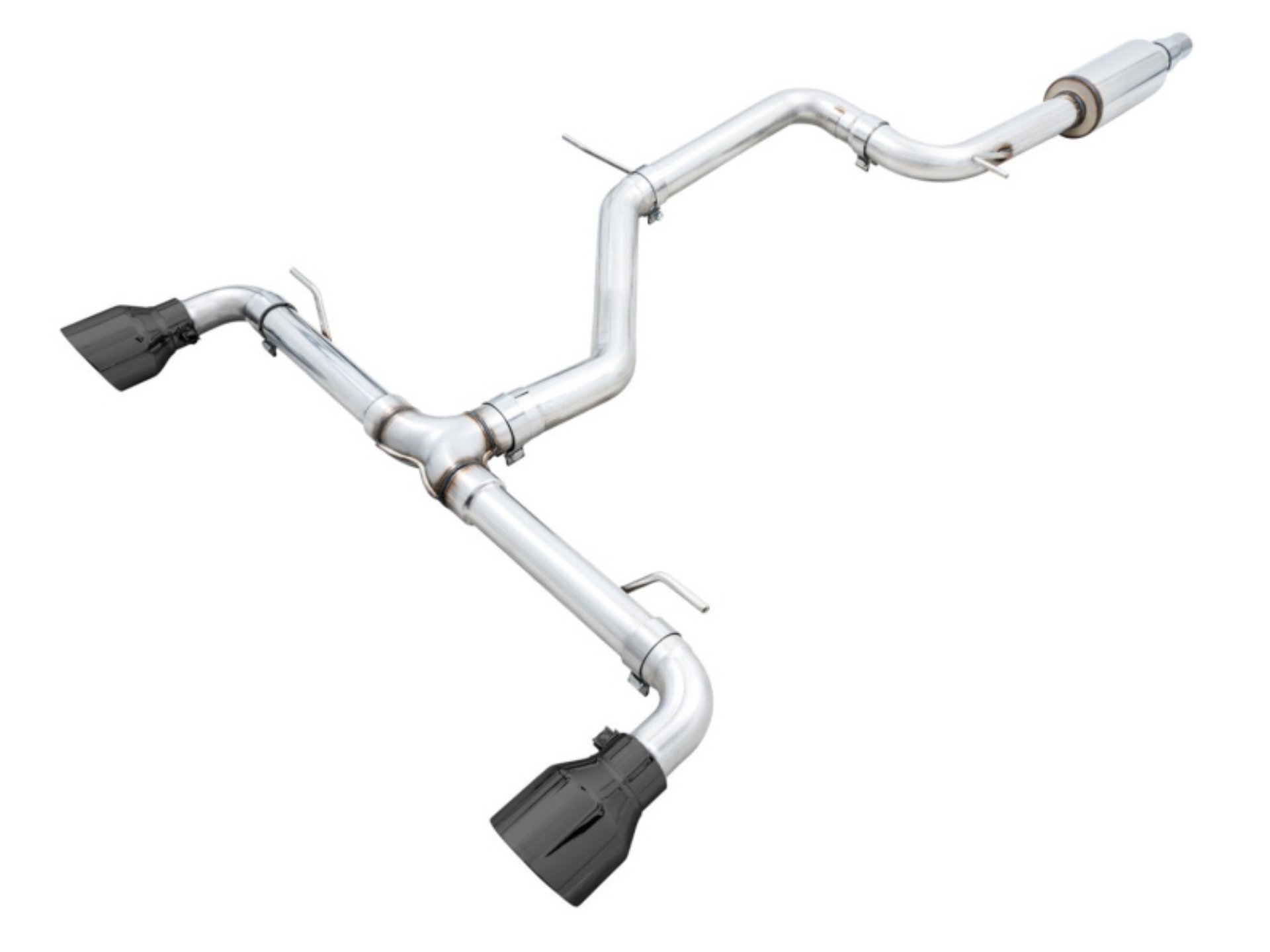 Picture of AWE 2022 VW GTI MK8  Track Edition Exhaust - Diamond Black Tips
