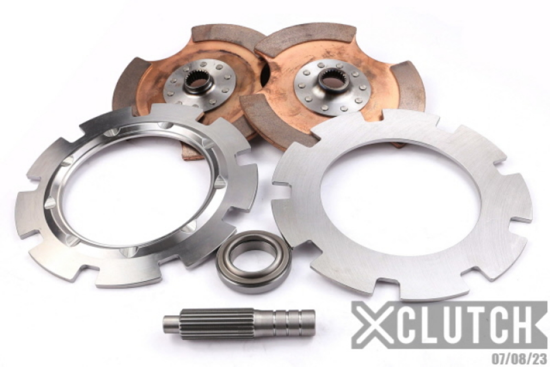 Picture of XClutch Mitsubishi 8in Twin Solid Ceramic Multi-Disc Service Pack