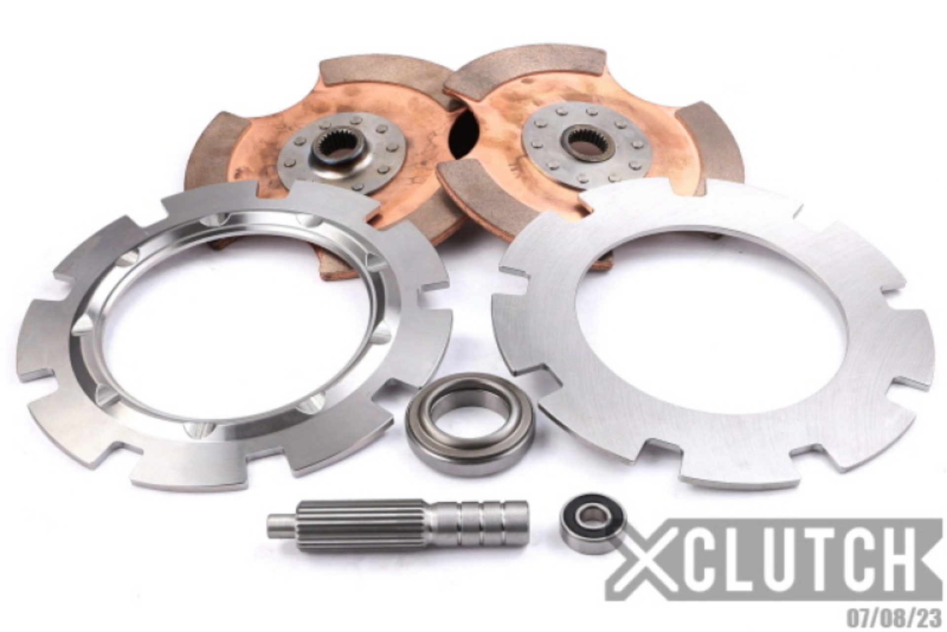 Picture of XClutch Subaru 8in Twin Solid Ceramic Multi-Disc Service Pack