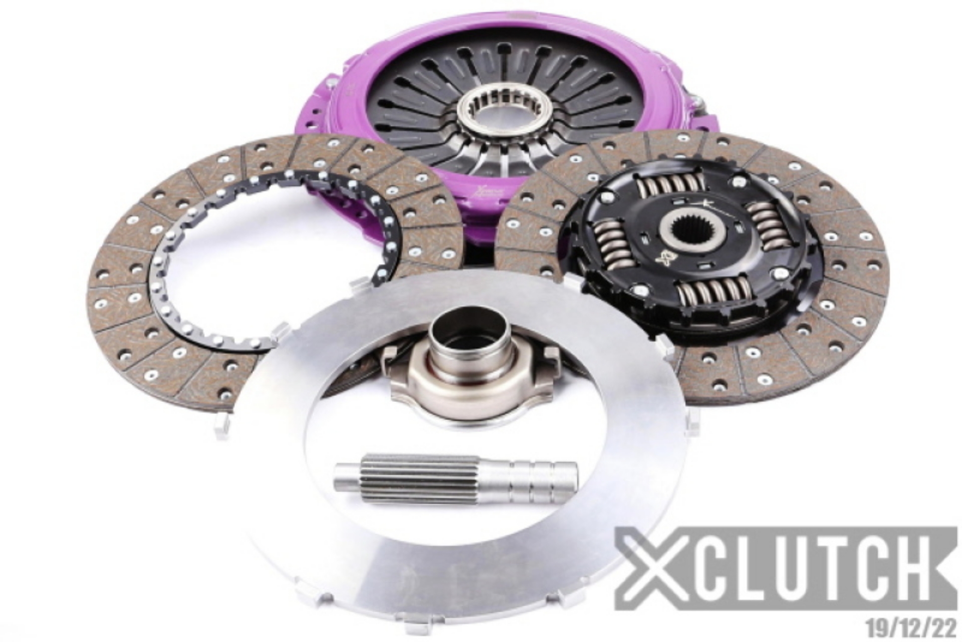 Picture of XClutch Mitsubishi 9in Twin Sprung Organic Multi-Disc Service Pack