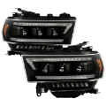 Picture of Spyder 19-22 Dodge Ram 2500-3500 Halogen Model Only Proj- Headlights PRO-YD-DR19HDHALAP-SEQ-BK