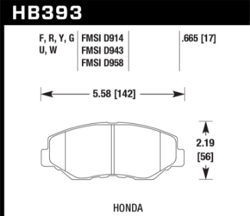 Picture of Hawk 13-15 Honda Civic Si DTC-60 Front Race Brake Pads