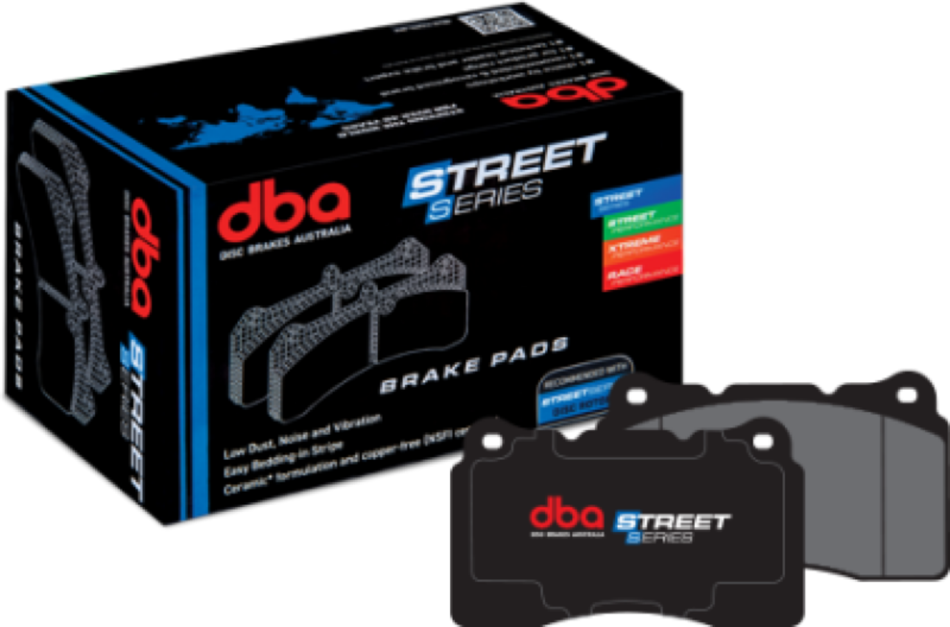 Picture of DBA 99-09 Honda S2000 Rear Street Series Brake Pad Set