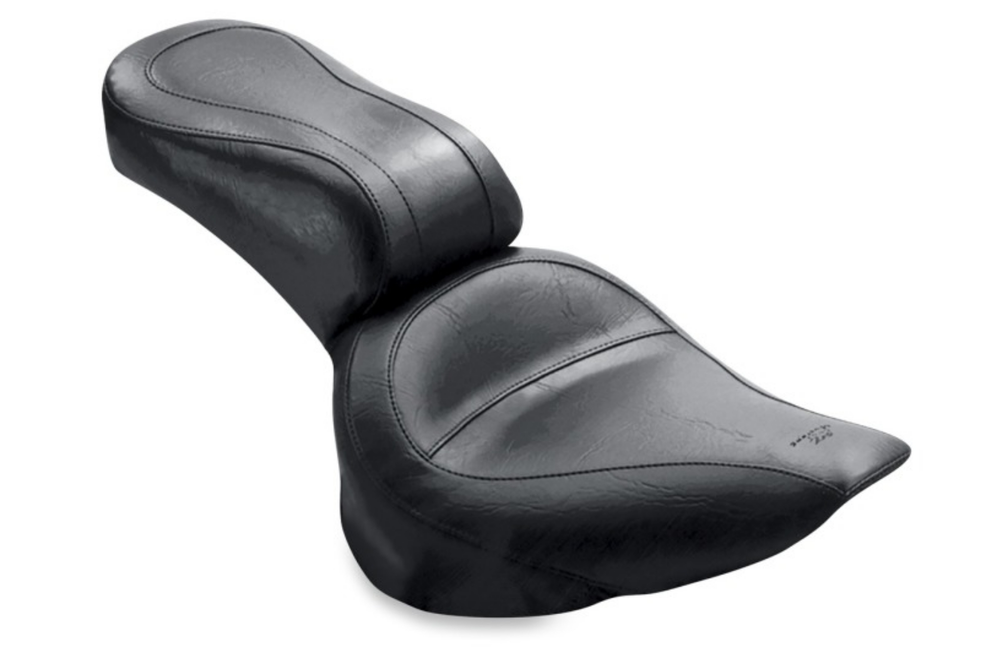 Picture of Mustang 84-06 Harley Standard Rear Tire Standard Touring 1PC Seat - Black