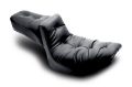 Picture of Mustang 82-00 Harley FXR 2PC Seat Regal - Black