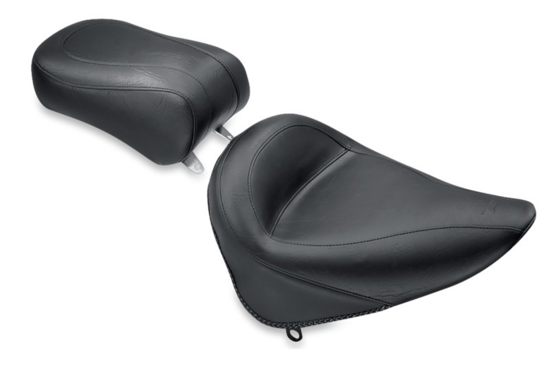 Picture of Mustang 84-06 Harley Standard Rear Tire Standard Touring Solo Seat - Black