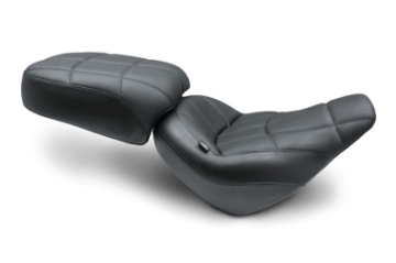 Picture of Mustang 18-21 Harley Street Bob Standard Touring Passenger Seat Cube - Black