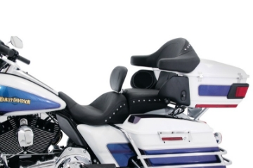 Picture of Mustang 93-13 Harley FL Touring Extended Arm Wrap w-Studs - Black