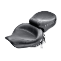 Picture of Mustang 91-05 Harley Dyna Wide Touring 1PC Seat - Black