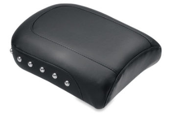 Picture of Mustang 08-21 Harley Electra Glide,Rd Glide,Rd King,Str Glide Pass Seat8-5wide w-Studs - Black