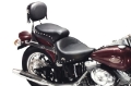 Picture of Mustang 84-06 Harley Standard Rear Tire Wide Touring 1PC Seat w-Studs- Black