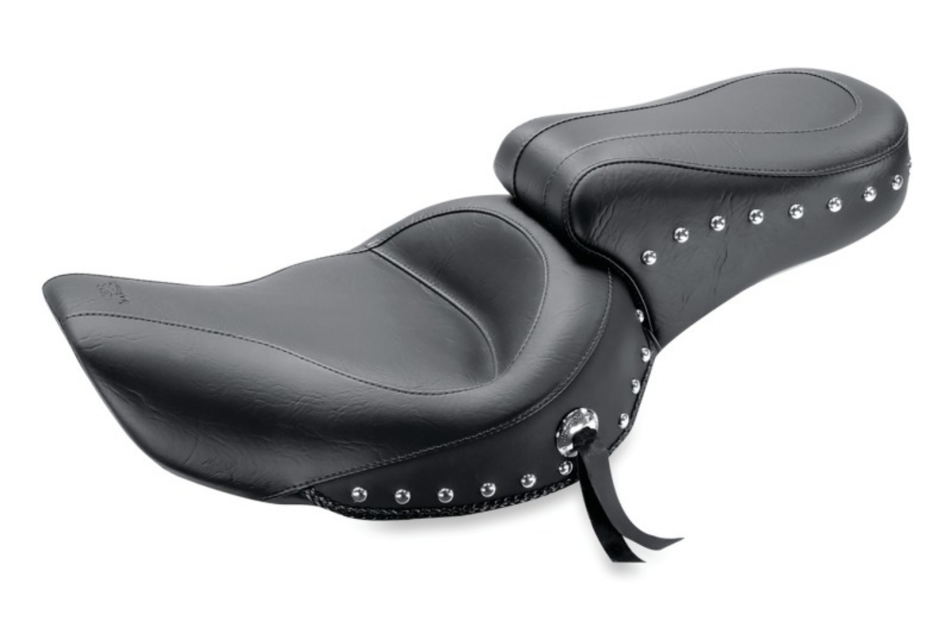 Picture of Mustang 06-17 Harley Dyna Standard Touring 1PC Seat w-Studs - Black