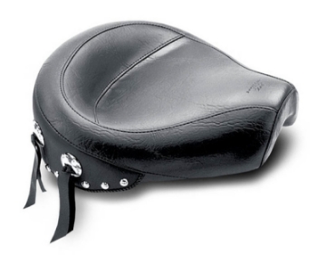 Picture of Mustang 82-03 Harley Sportster Wide Touring Solo Seat w-Studs - Black