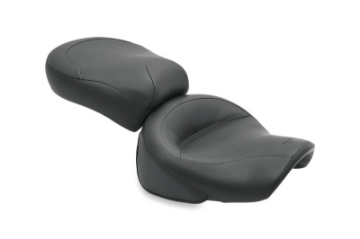 Picture of Mustang 00-08 Kawasaki Vulcan 1500 Classic FI, 00-04 Nomad Fl Std Touring 2PC Seat - Black