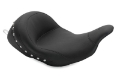 Picture of Mustang 08-21 Harley Electra Glide,Rd Glide,Rd King, Str Glide Lowdown Solo Seat w-Studs - Black
