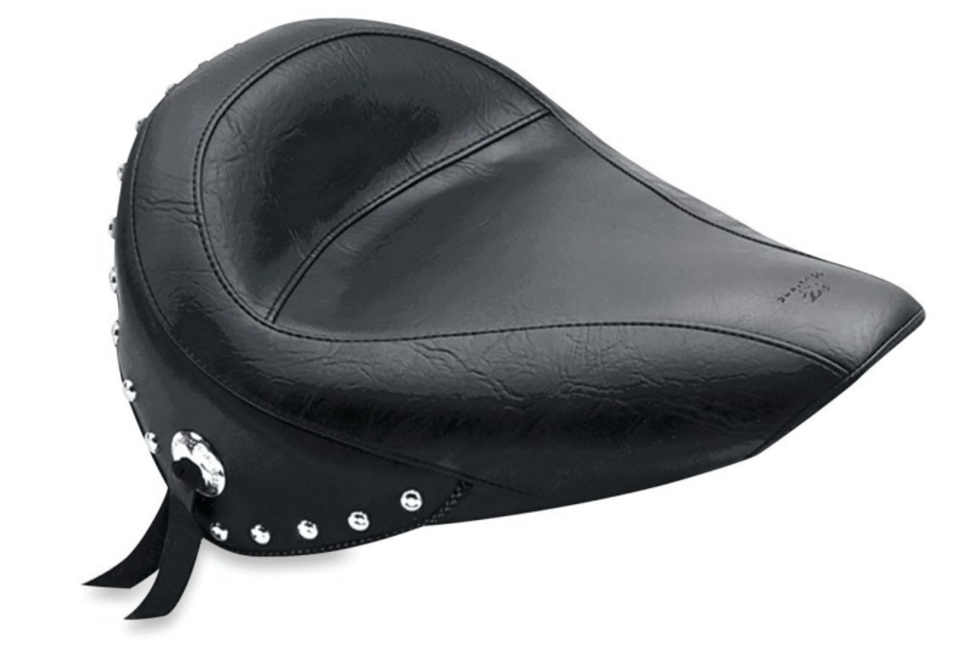 Picture of Mustang 00-15 Harley Softail Standard Rear Tire Touring Solo Seat w-Studs - Black