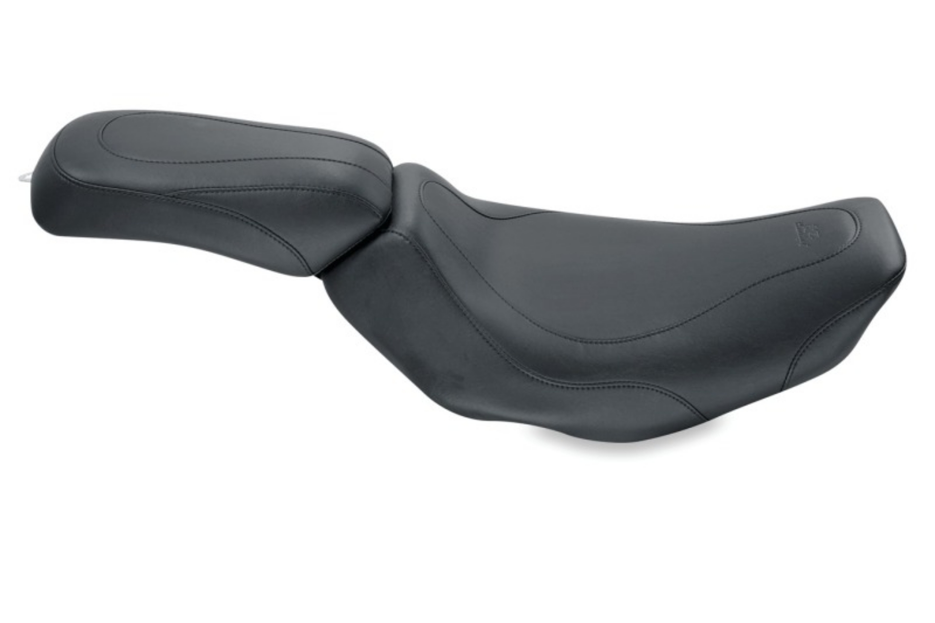 Picture of Mustang 97-07 Harley Electra Glide Std, Road Glide Tripper Fastback Solo Seat - Black